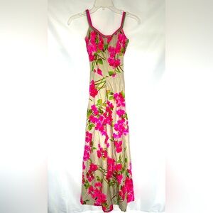 VINTAGE 60s DeWeese Maxi Swim Dress